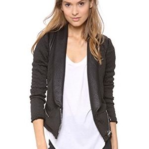 IRO Ashby Leather Trimmed Jacket